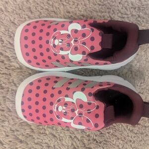 adidas Kids Pink Polka Dot Sneakers